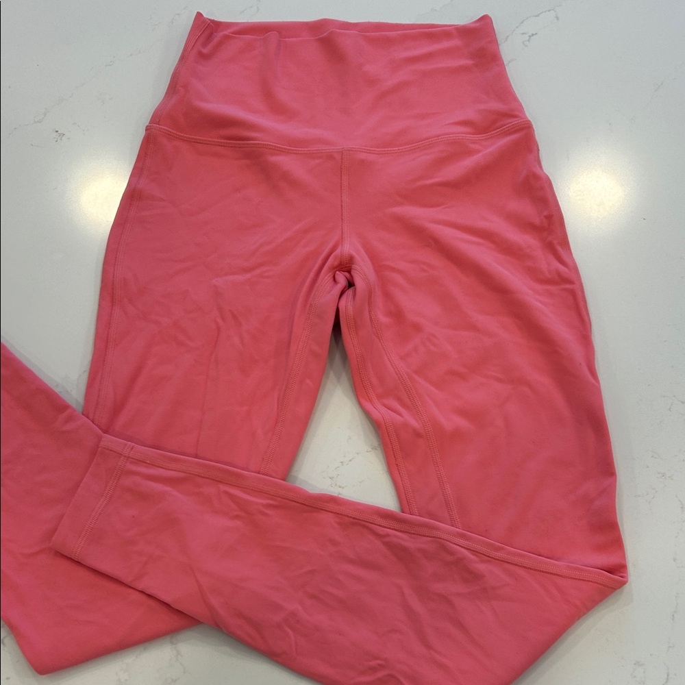 Lululemon Hot Pink High Waisted Leggings